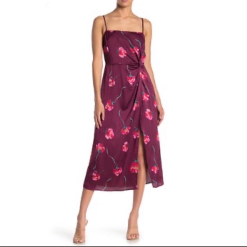 NWT LUSH Floral Midi Dress Size S